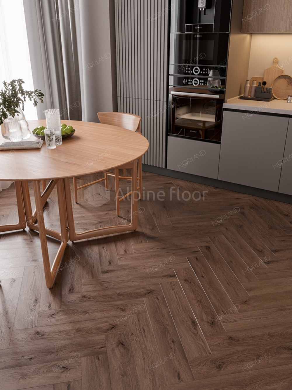 Кварцвиниловая плитка Norland Lagom Parquet LVT 1034-09 Sterk