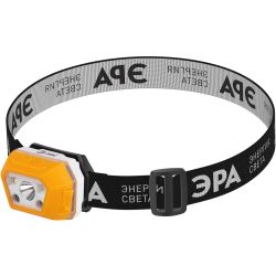 Фонарь налобный светодиодный ЭРА Рабочие Практик GA-810 аккумуляторный 3Вт сенсорный micro-USB | Налобные фонари