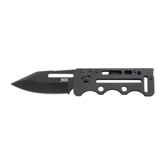 Складной нож SOG, SOGAC77 Access Card Black Tini c клинком из стали VG-10, рукоять Stainless Steel