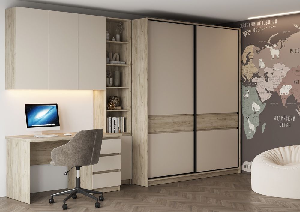 Бостон ШК-005 Шкаф-купе ЛДСП
