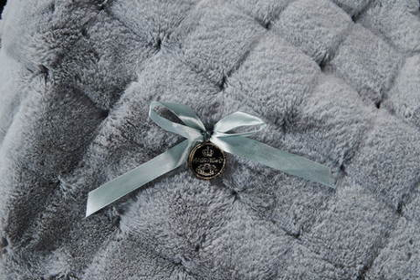 Плед 160х220 Sofi De MarkO Бернард светло-серый