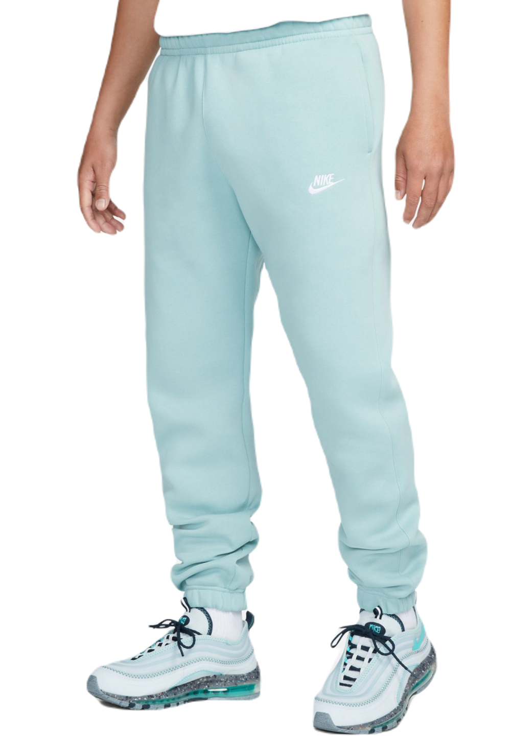 Мужские теннисные штаны Nike Sportswear Club Pant - mineral/mineral/white -купить по выгодной цене
