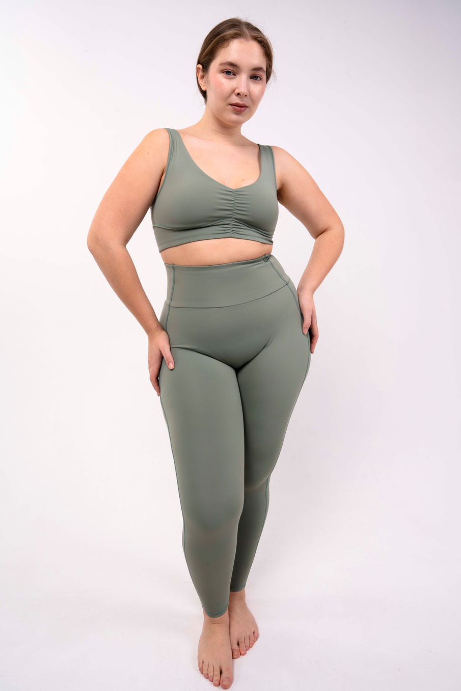 Спортивные леггинсы из бифлекса