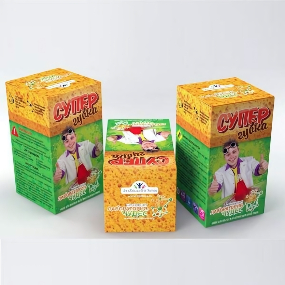 Набор для опытов и экспериментов. Юный химик "Супергубка" (Висма)