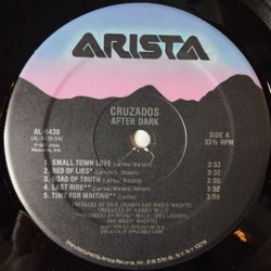 Винтажная виниловая пластинка LP Cruzados After Dark (USA 1987)