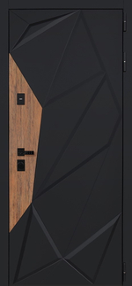 Стальная дверь "Макс 3D" с зеркалом (Smart lock DZ 888). Заказная модель.