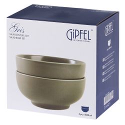 Набор салатников Gipfel Gris 52174 600 мл