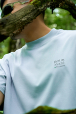 Футболка Nothomme Mountain Wild 5A AntiBacterial T-Shirt "Ice Spring Blue"