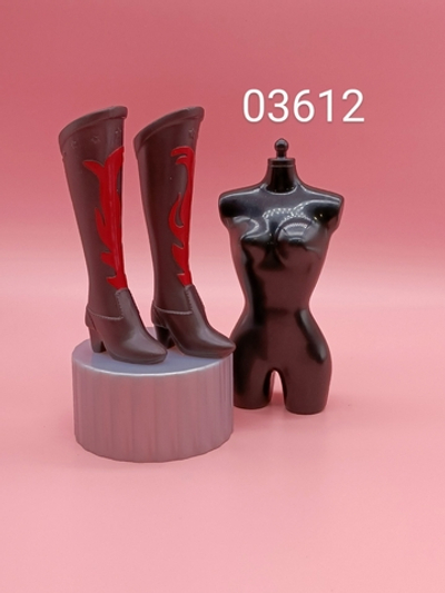 Обувь для куклы Барби винтаж сапоги 03612