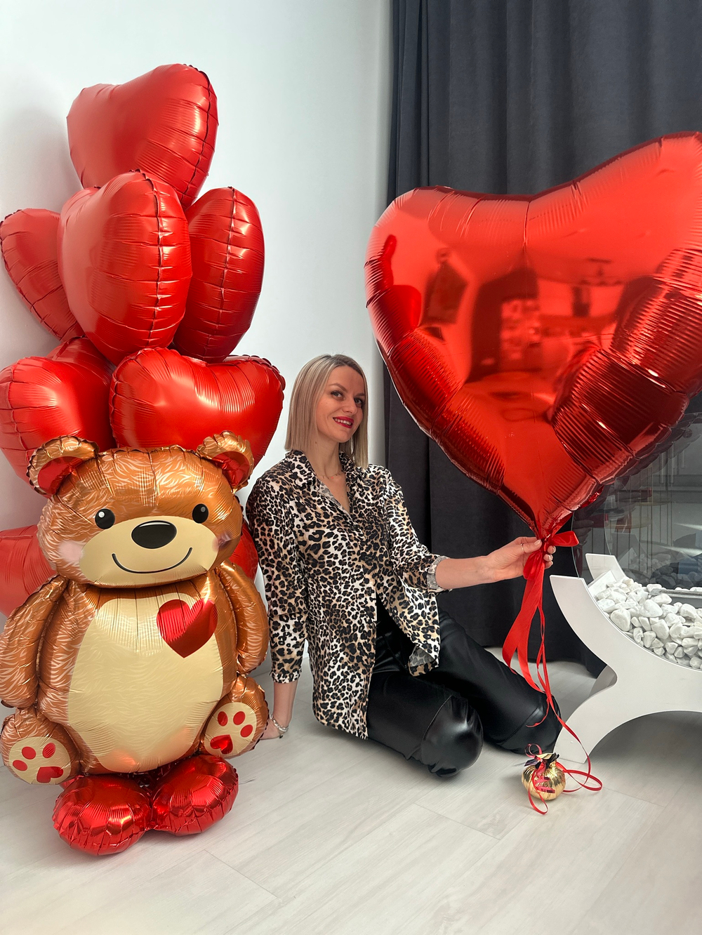 Набор воздушных шаров на 14 февраля №2425