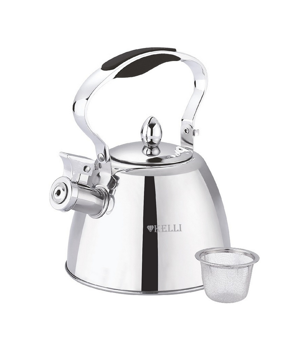Чайник металлический с ситом Kelli KL-4342