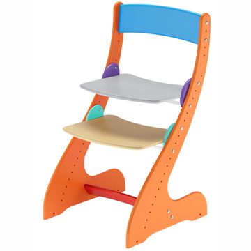 Растущий стул "ПАВЛИН", разноцветный