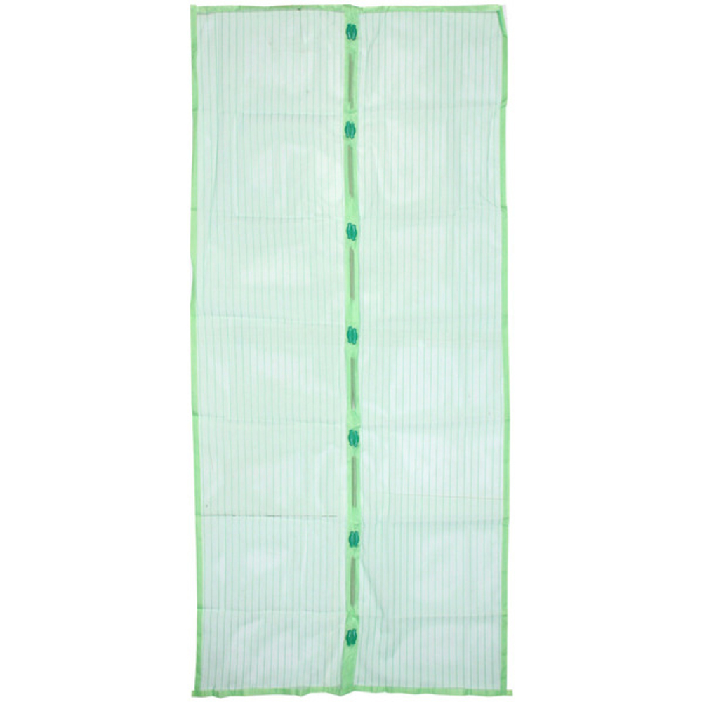 Сетка антимоскитная 100*210см дверная на магнитах "Элис" зеленая, ДоброСад