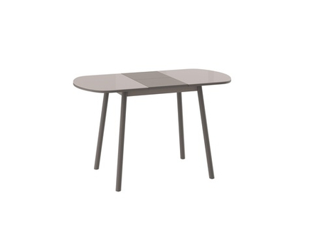 Стол МАМАДОМА Раунд мини 94, Стекло, Капучино