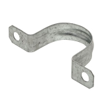 Скоба металлическая двухлапковая d31-32 мм (10 шт) EKF PROxima (10.00 шт.)