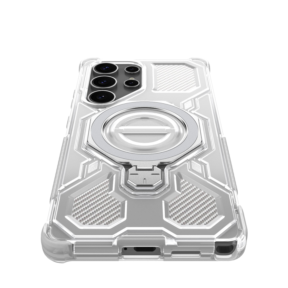 Прозрачный силиконовый чехол Expressive Clear Case для Samsung Galaxy S25 Ultra