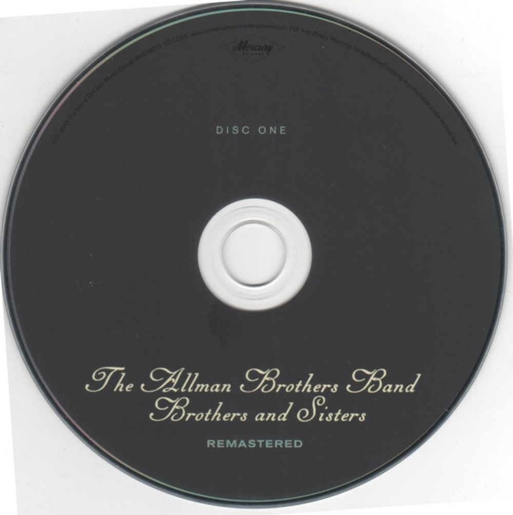 The Allman Brothers Band / Brothers And Sisters (40th Anniversary Edition) (Super Deluxe Edition)(4CD)