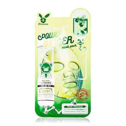 Elizavecca Маска тканевая для лица с центеллой - Centella asiatica deep power ring mask pack, 23мл