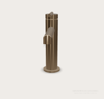 Смеситель для раковины Gessi Ingranaggio, однорычажный, с донным клапаном, цвет Warm Bronze PVD