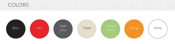 Полубарный стул Air Bar 65 см, красный