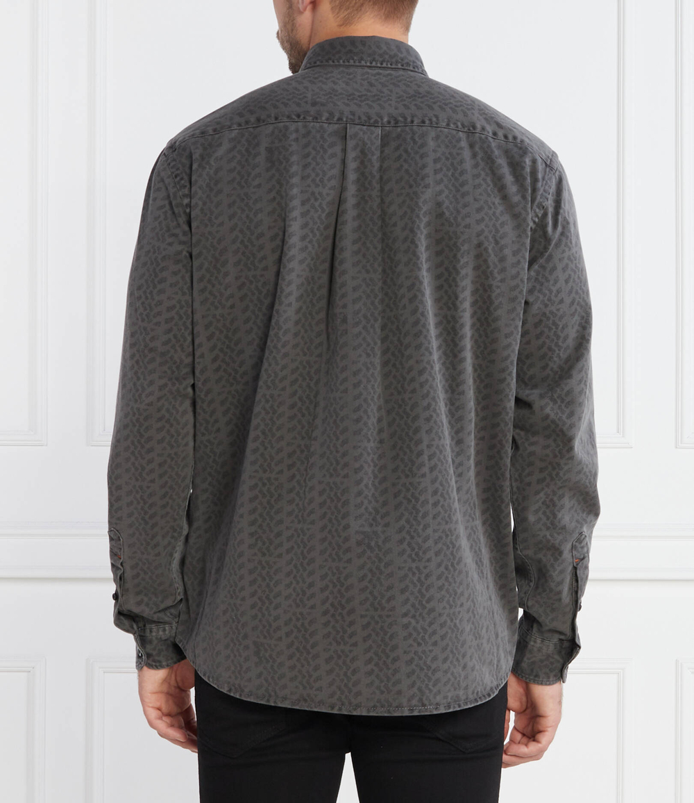 Рубашка Lambey_1 BOSS ORANGE - графитовый(50494740)