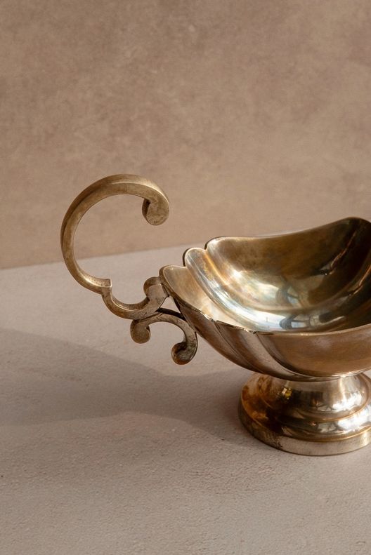 Винтаж Соусник, латунь / Deladushevnie