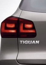 Надпись Tiguan / Шильдик Тигуан на Volkswagen 165 мм