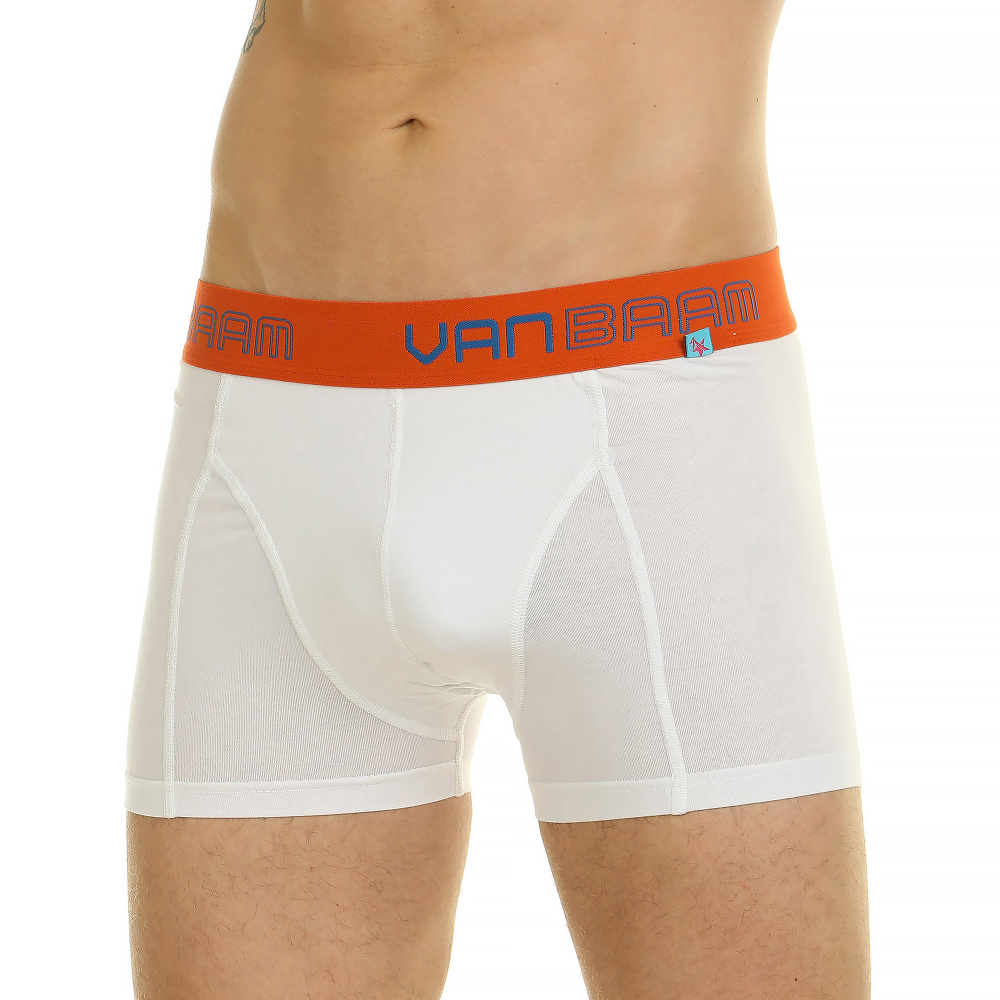 Трусы мужские боксеры белые Van Baam VB44729