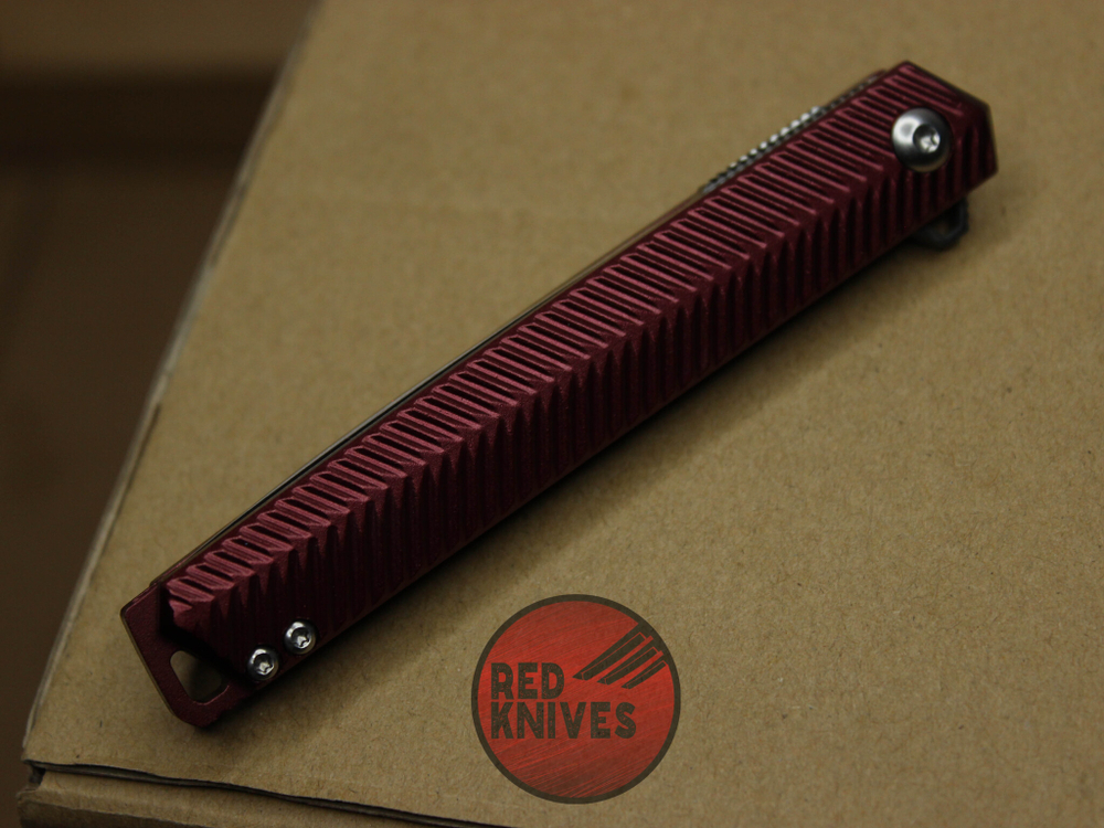 Нож CRKT Stylus - рукоять бургунди алюминий