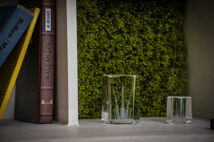 Куб с гравировкой  "Старт Союза" (большой)