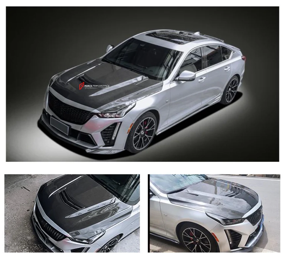 Карбоновый капот для Cadillac CT5 2019+ CT5V Кадиллак