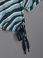 Футболка для девочки с принтом зебра