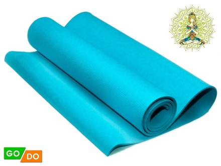 Коврик гимнастический. КВ6106  (Голубой)