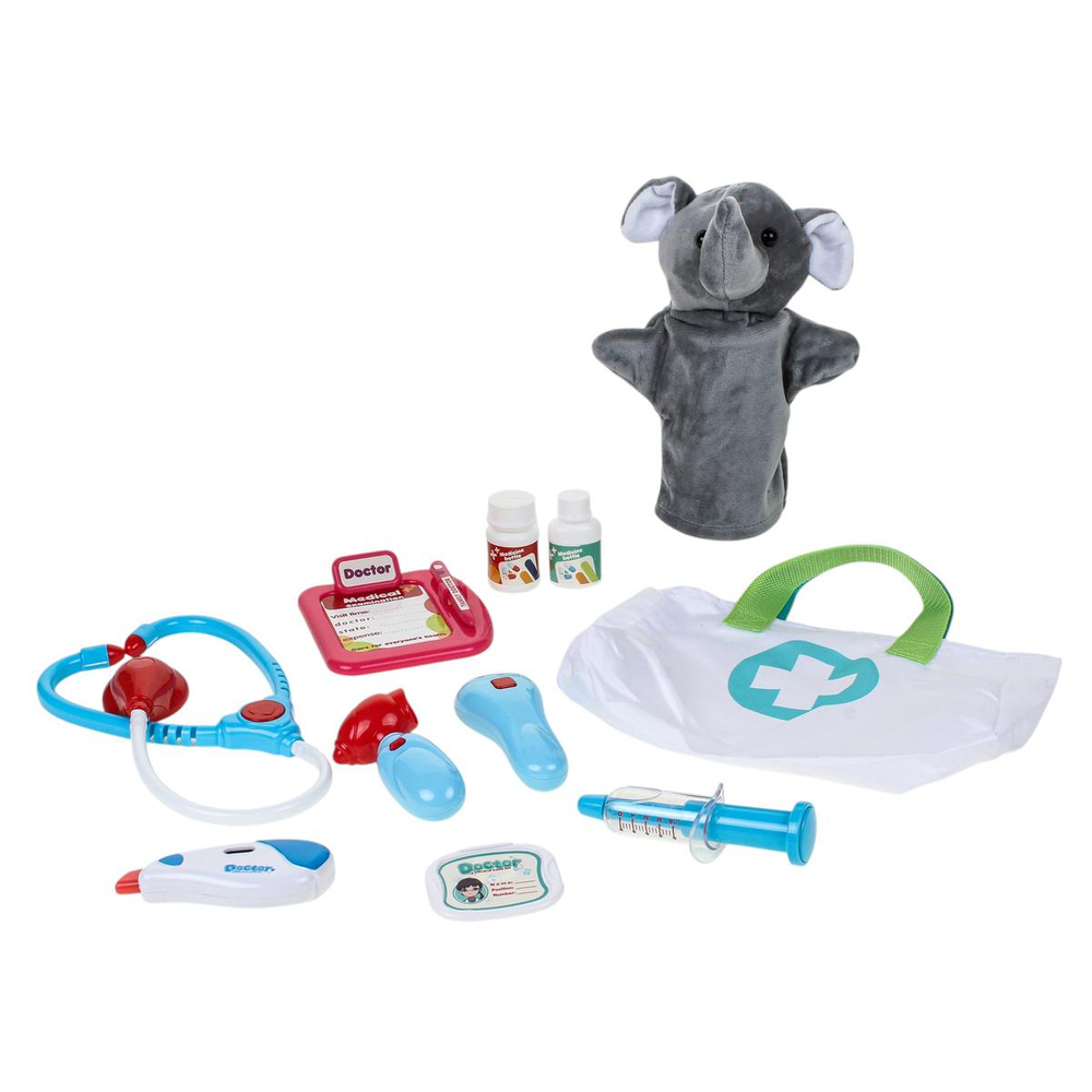 Набор Доктора, 12 предм. свет/звук, коробка BX67-4