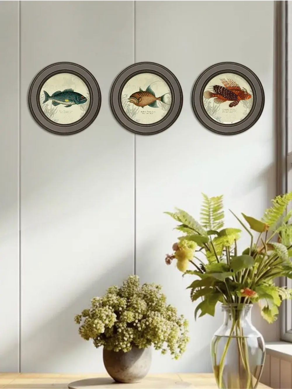 Картины на стену интерьерная на холсте 3 шт 17.5 см