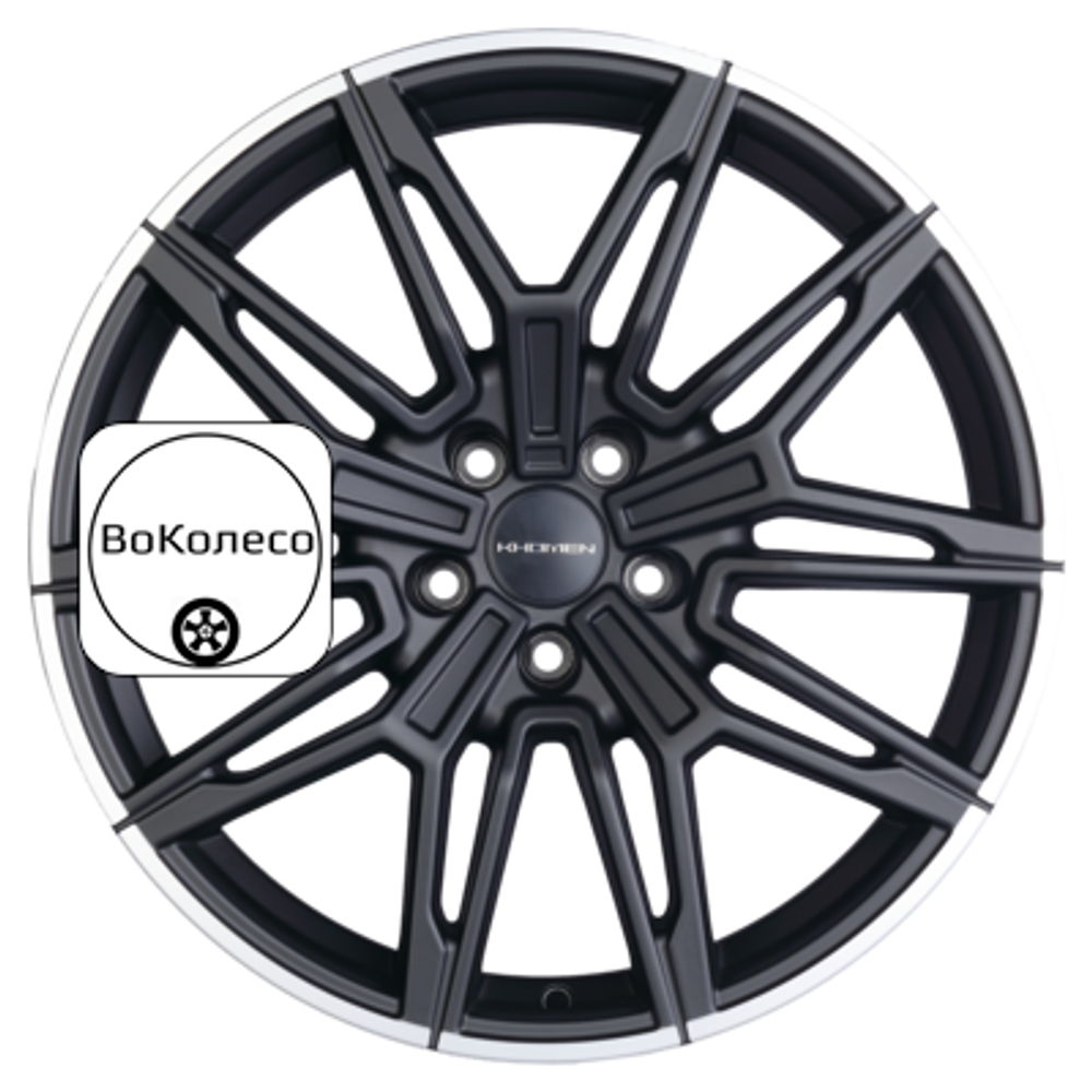 8,5x19/5x120 ET30 D72,6 KHW1904 (3/4/5/6 series) OLD Black matt MR Khomen Wheels