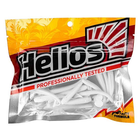 Виброхвост Liny Catcher 2,35'/6 см White 12шт. (HS-5-001) Helios