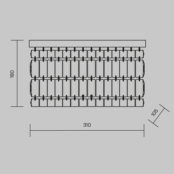 Настенный светильник Maytoni Dune DIA005WL-02CH