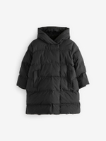 Куртка утепленная с капюшоном для девочки Next 441-964, Черный