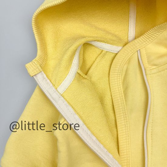 Комбинезон из футера "Simple" Банановый