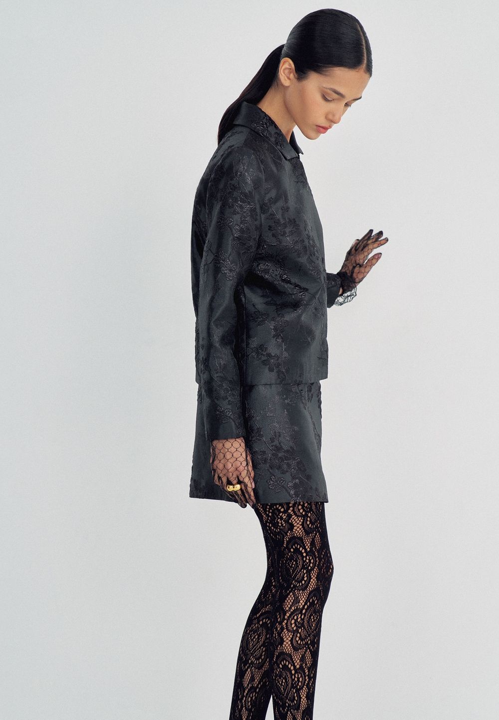 Юбка Black blossom