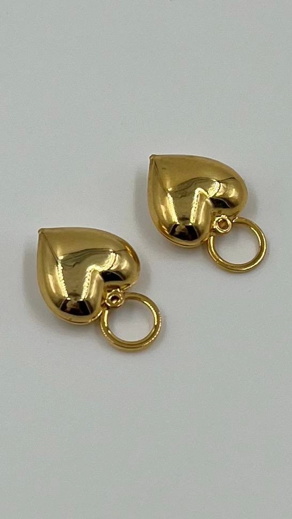 Подвески для серёг/клипс Сердечки