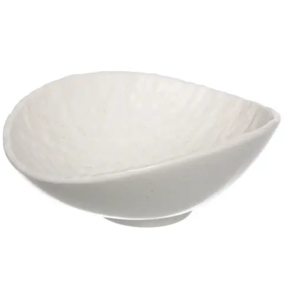 Салатница керамическая «Perfetto» 19,3*15,7*7см фактурный узор, бежевая