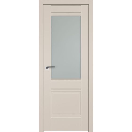 Фото межкомнатной двери экошпон Profil Doors 2U санд стекло матовое