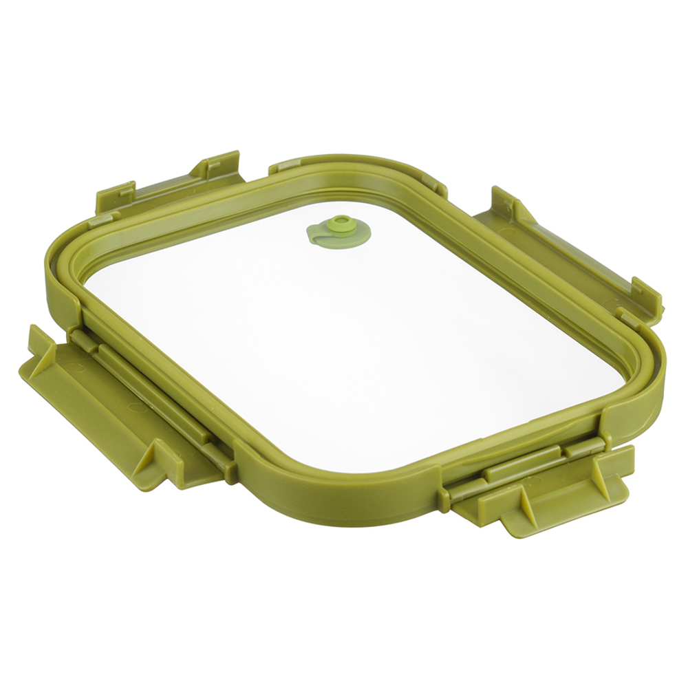 Контейнер для запекания, хранения и переноски продуктов в чехле smart solutions, 1050 мл, зеленый