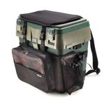 Сумка-рюкзак &quot;СЛЕДОПЫТ&quot; для зимнего ящика универ., 3 кармана, цв. КМФ бордовый/5/