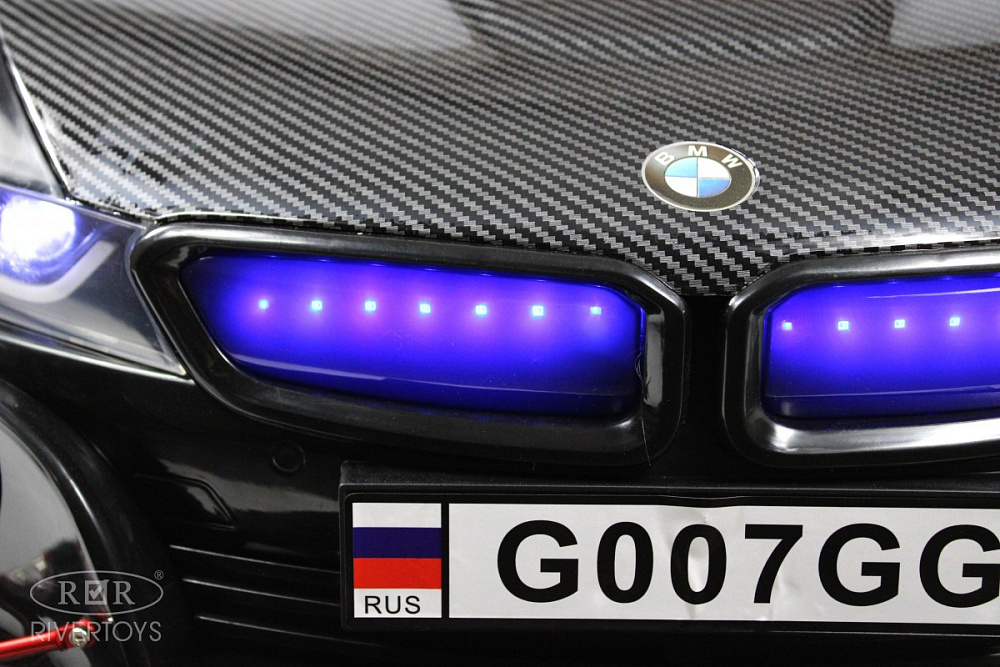 Детский электромобиль RiverToys G007GG черный