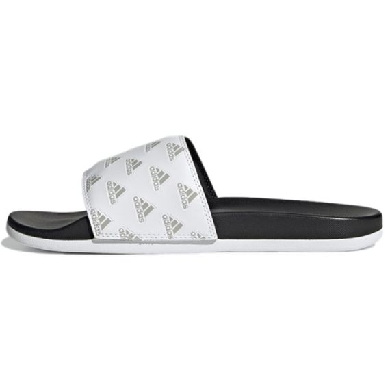 Adidas Adilette Comfort Slide 'White Black'