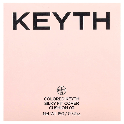 KEYTH, шелковистый кушон, тон 03 натуральный бежевый, 15 г (0,52 унции)