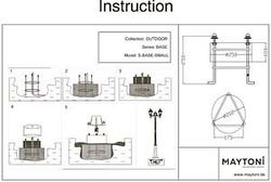 Крепление для уличных светильников Maytoni Base S-BASE-SMALL